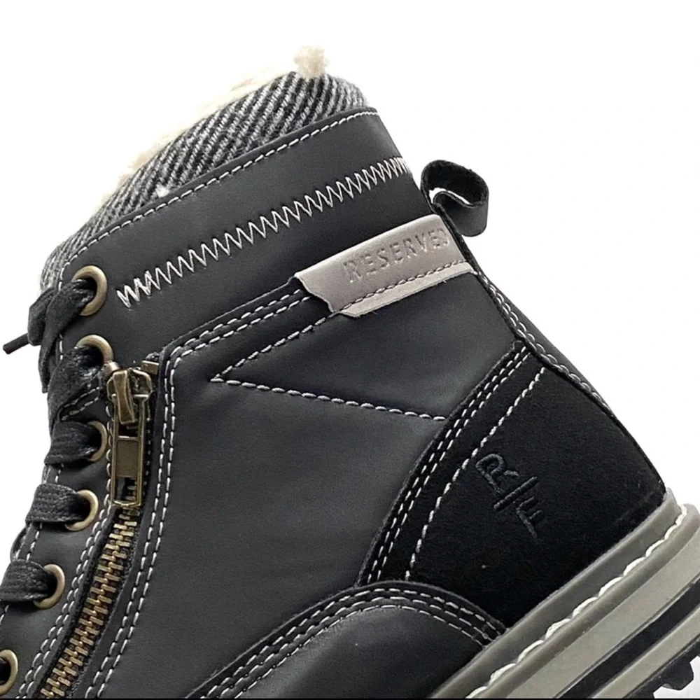 Reserved Footwear Men’s Gordon Boot Black Size 8.5